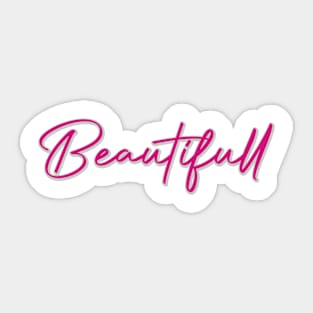 beautifull Sticker